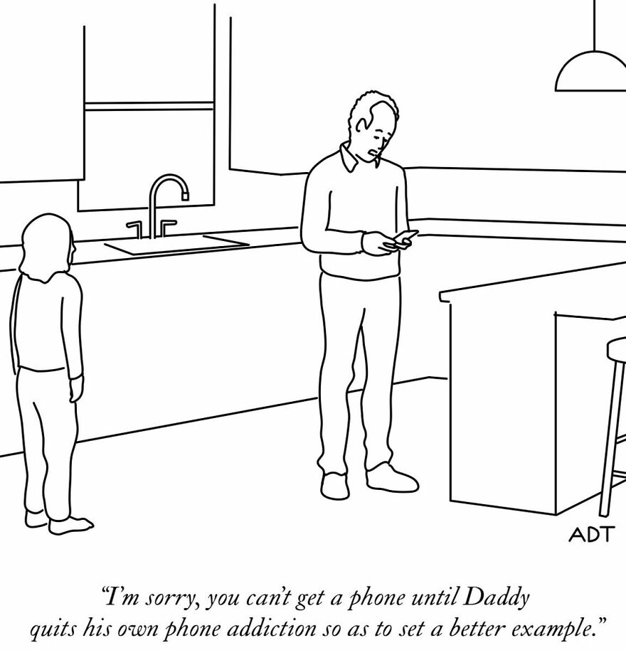 44 Lighthearted One-Panel Comics By Adam Douglas Thompson Packed With Humor And Charm (New Pics)