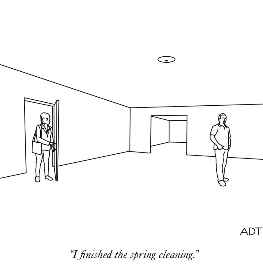 44 Lighthearted One-Panel Comics By Adam Douglas Thompson Packed With Humor And Charm (New Pics)