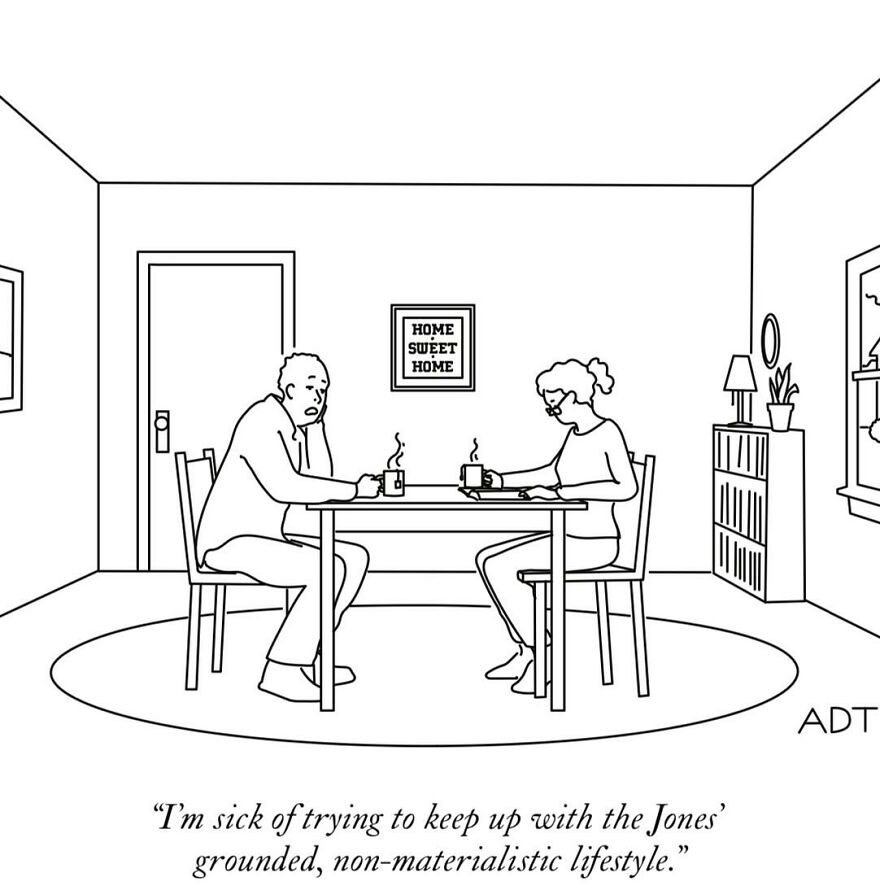 44 Lighthearted One-Panel Comics By Adam Douglas Thompson Packed With Humor And Charm (New Pics)