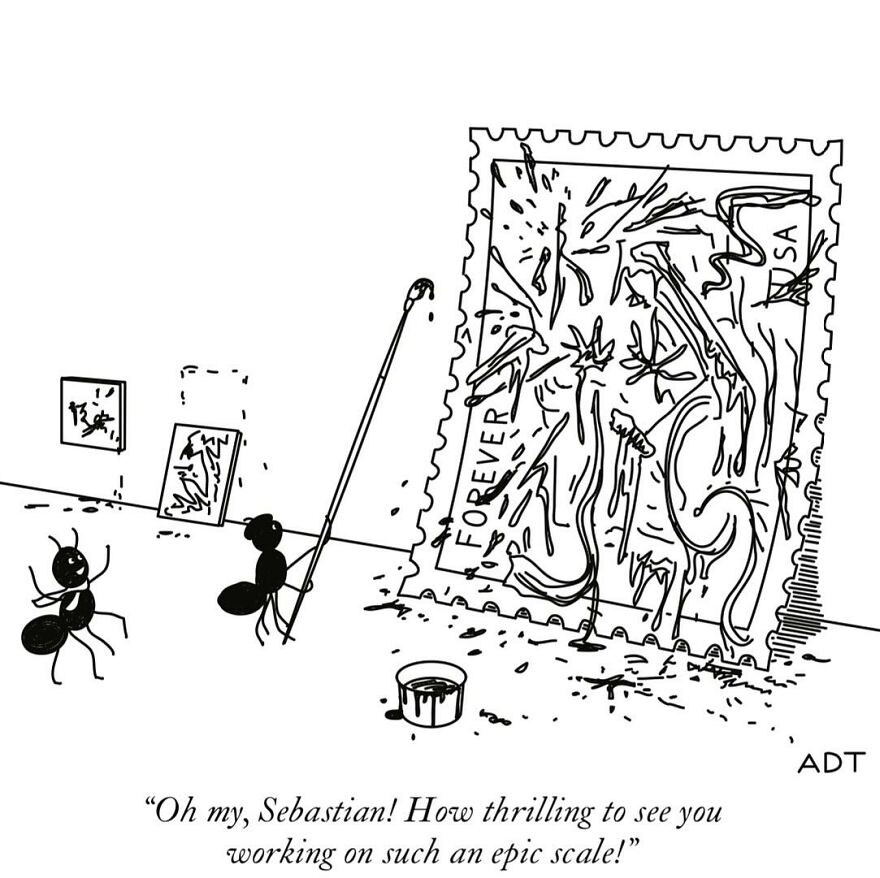 44 Lighthearted One-Panel Comics By Adam Douglas Thompson Packed With Humor And Charm (New Pics)