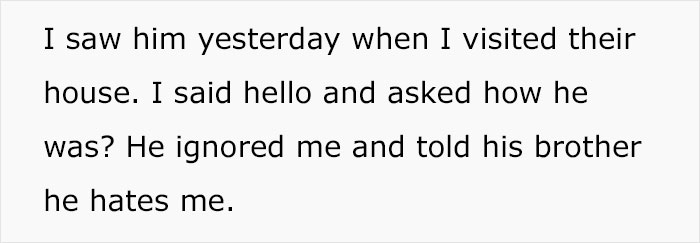 Lady Asks If She's Unreasonable For Not Buying Grandson A Birthday Gift After He Punched Her