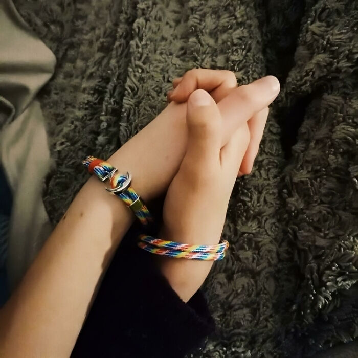My Supportive Mom Got Me And My Girlfriend Matching Bracelets