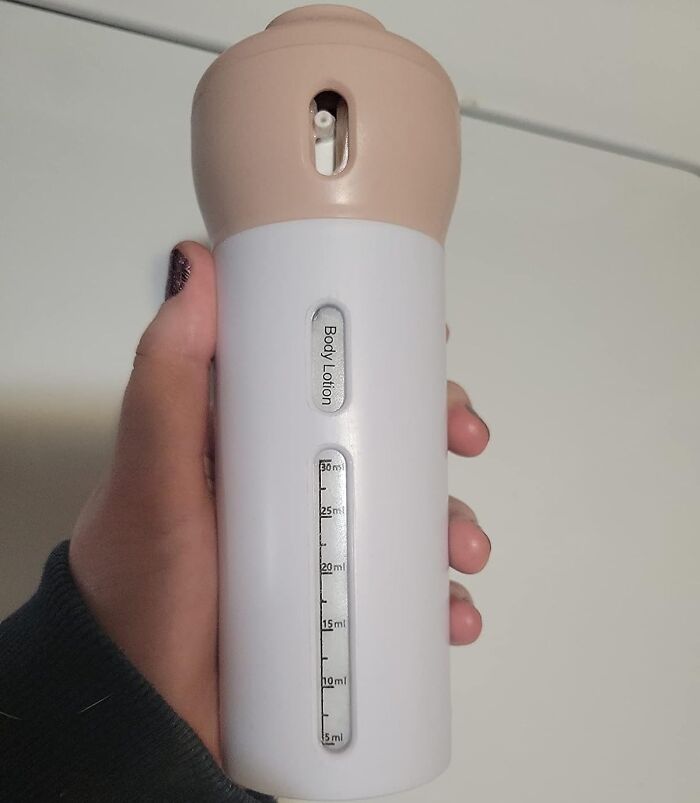 This Nifty Travel Dispenser Holds All Your Liquids In Equal Amounts