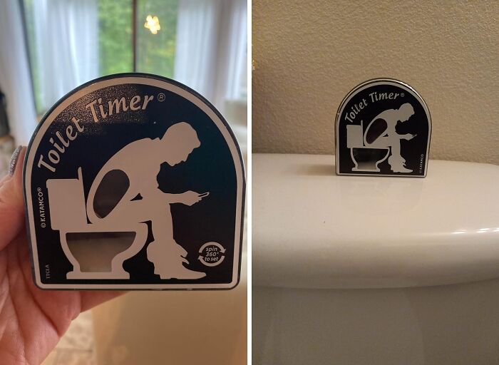 We All Know A Scrolling Addict That Needs A Toilet Timer To Avoid Hemorrhoids