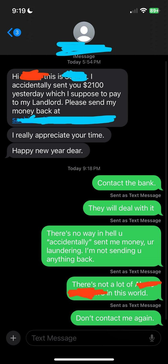 Update, My Friend Did In Fact Get A Text. Details Inside