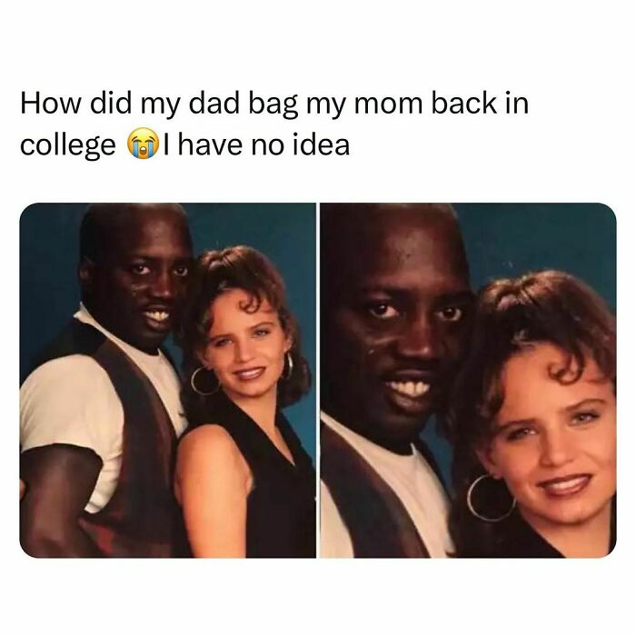 College-age couple posing for a vintage photo, illustrating relatable moments of students and young adults living interesting lives.