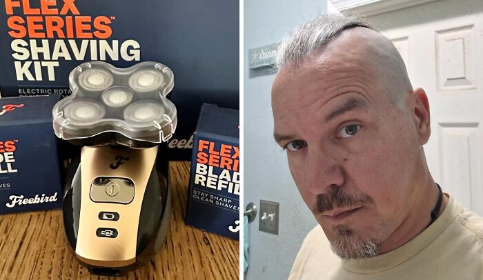  Curved Head Shaver : For The Dad Who Needs To Accept It Is Time To Shave It Off