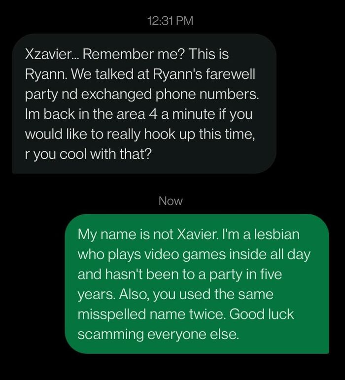 I Don't Know If This Is A Money Thing Or A Serial Killing Attempt, But It Gave Me A Good Laugh Today