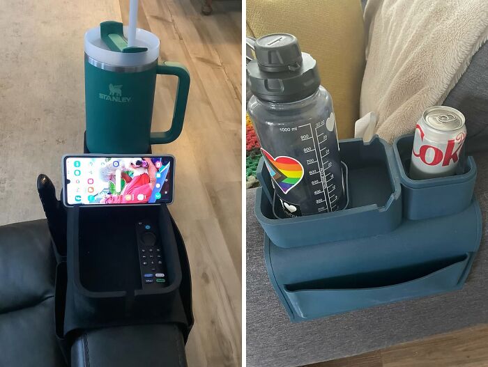 You Might Never Lose The Remote Again Thanks To This Nifty Silicone Sofa Armrest Tray 