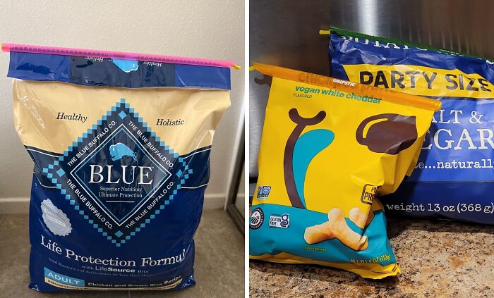  Durable Food Clip Set : Only For People Who Can Resist Eating The Whole Bag Of Doritos In One Sitting