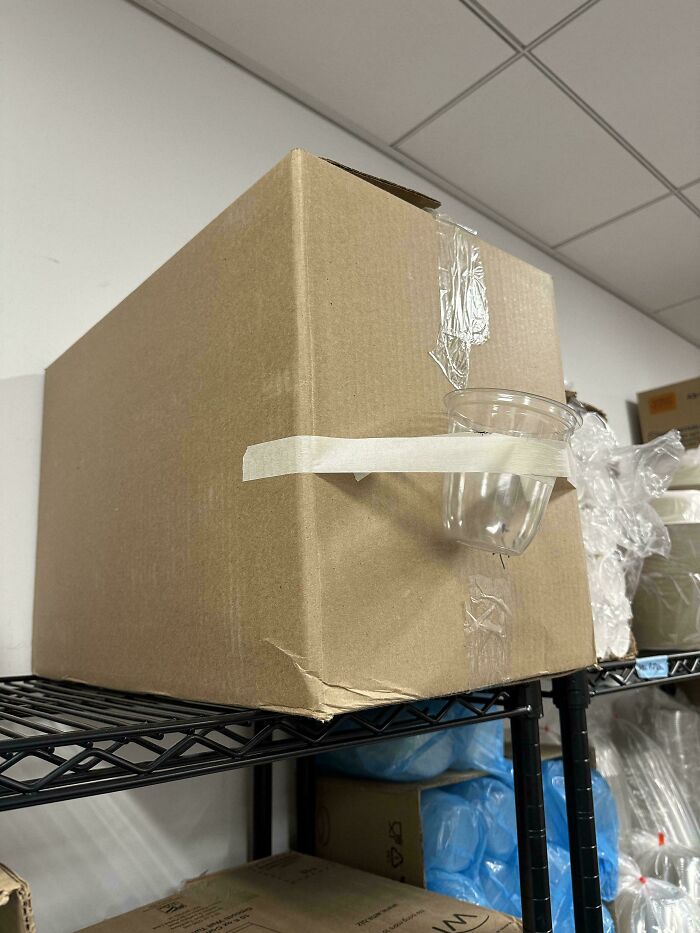 The Way The New Guy Labeled This Box