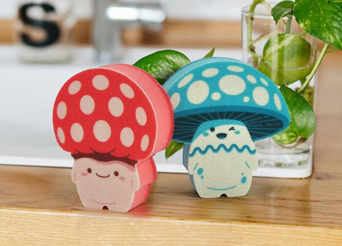  Mushroom Kitchen Sponges : These Cute Fungi Will Make Dish Duty More Fun!