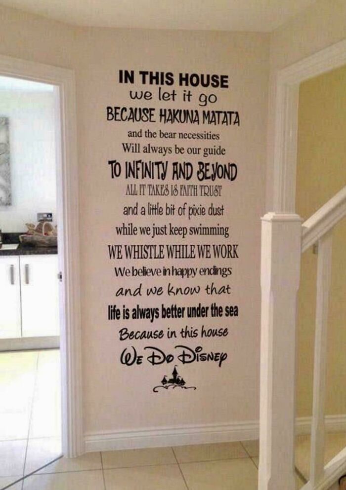 Live Love Laugh Corporation. We’re A Disney Household Above All Else