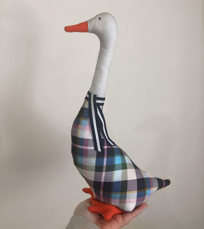 Tilda Duck Doorstop I Made For A Father's Day Gift
