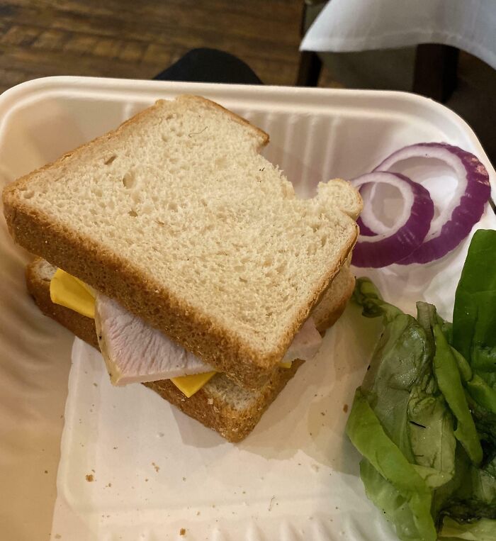 Girlfriend’s Little Brother Just Worked His First Thanksgiving Double. This Was The Staff Meal