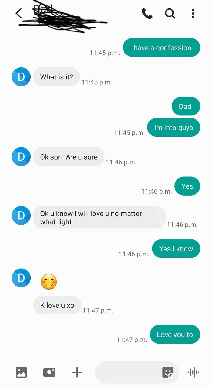 Just Came Out To My Dad