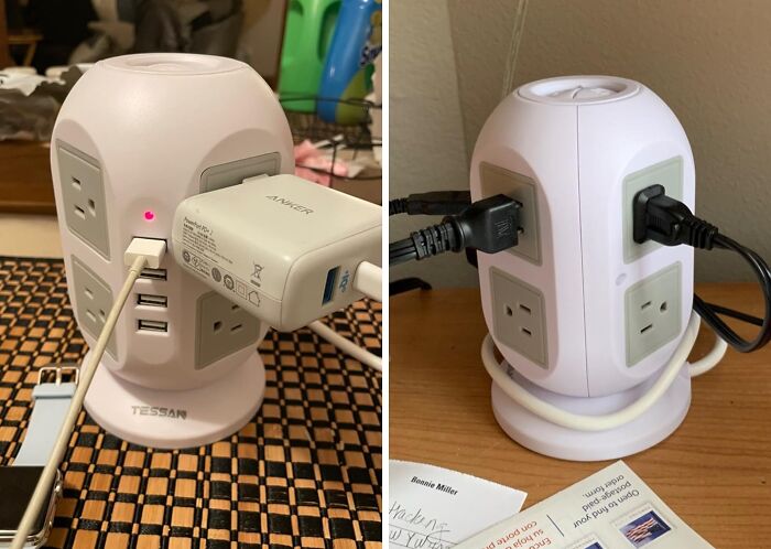 A Surge Protector Power Strip Is Probably The Handiest Thing You Can Buy For A Tech Addicted Person