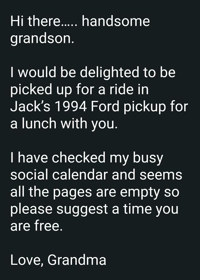 It Took Me Almost 30 Years, But I Finally Own My Grandpa's Pristine 1994 F150. I Have Asked My 91-Year-Old Grandma To Lunch And Here Was Her Response
