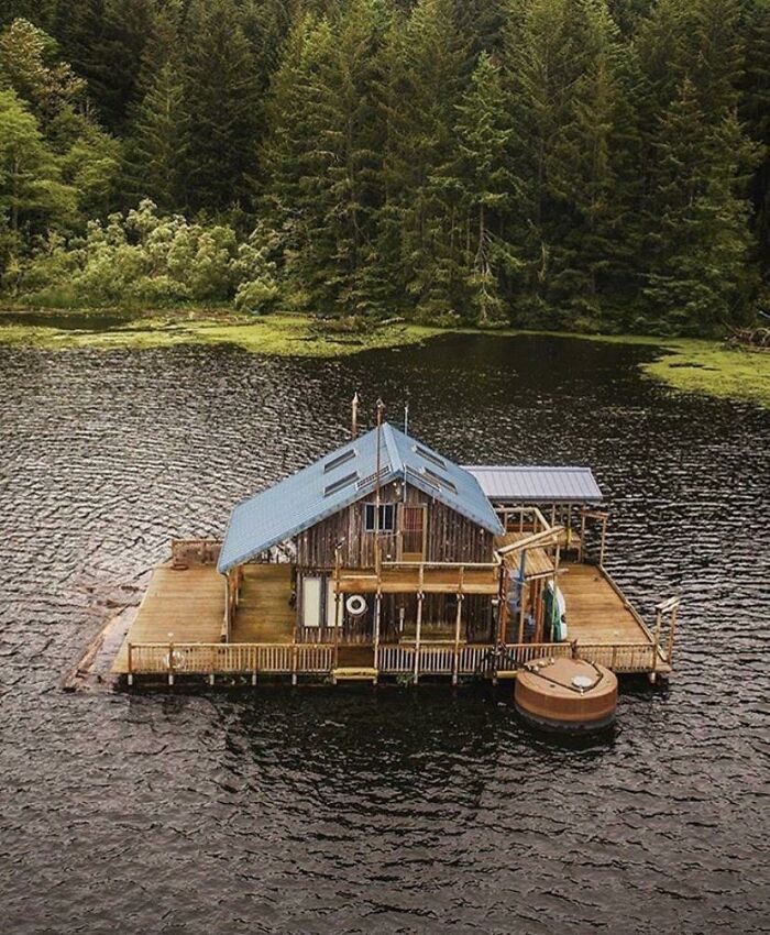 I Could Spend My Whole Summer Here! Who Has Ever Stayed At/Built/Lived In A Floating Tiny House Before?