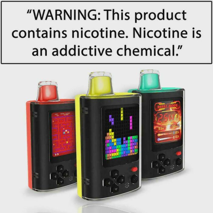 Now There Are "Disposable" Vapes You Can Play Games On