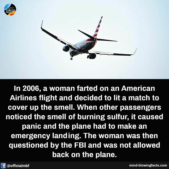 Airplane making emergency landing due to burning sulfur smell caused by passenger on an American Airlines flight.