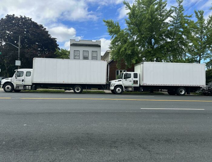 People In My Neighborhood Bought Up 2 Houses And Now Use The Neighborhood As Their Private Truck Depot