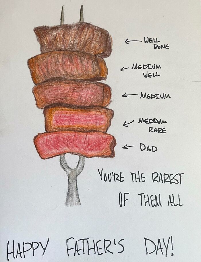 This Father's Day Card Made By My 14-Year-Old