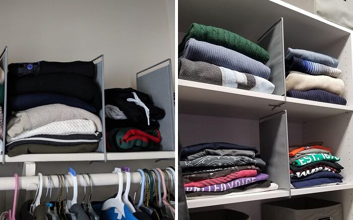  Closet Shelf Dividers: Because Nobody Likes A Leaning Tower Of Pisa In Their Closet