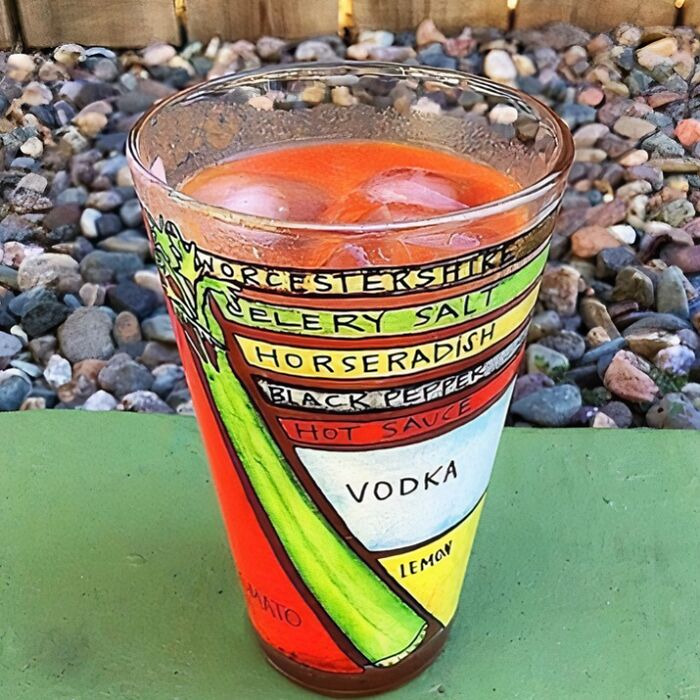 Always Get Your Ratio Perfectly Right With Bloody Mary Diagram Glassware 