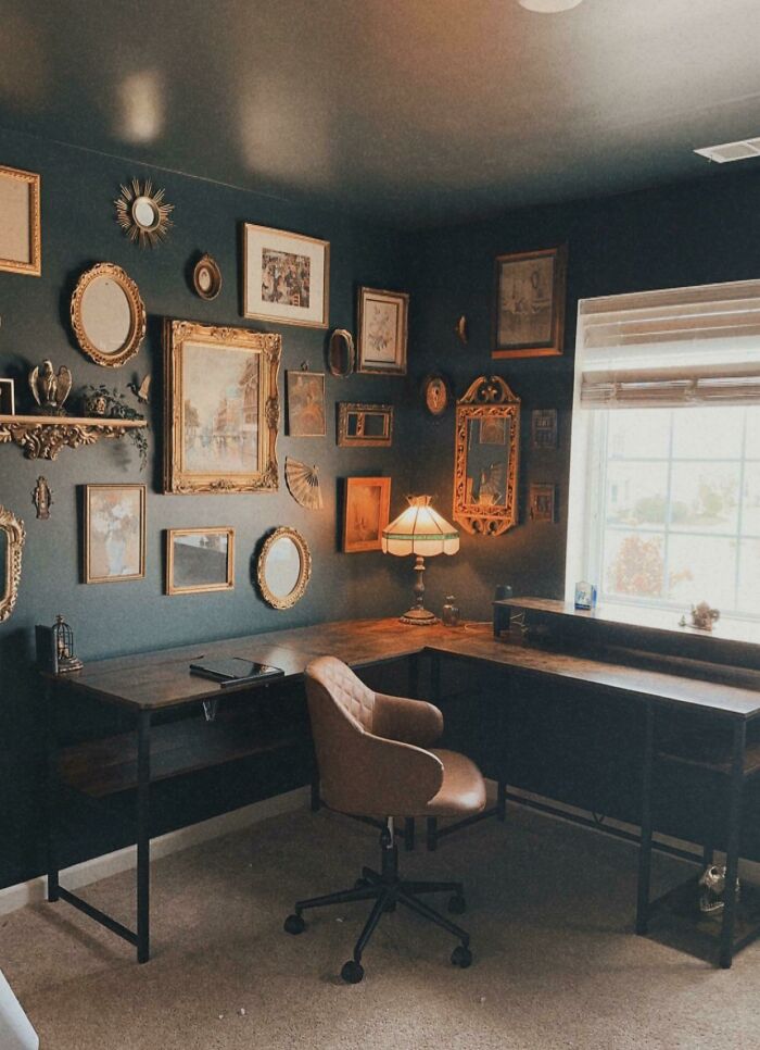 Progress On My Home Office So Far. I’m Sure The Desk Will Be Much More Cluttered On A Few Weeks