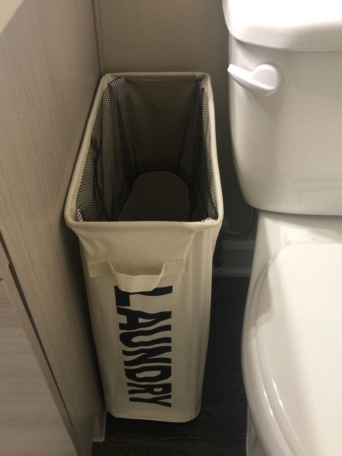 This Rolling Slim Laundry Basket Makes Laundry Day Less Of A Chore