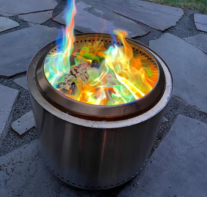 Your Backyard Bonfire Just Became A Mesmerizing Light Show With Mystical Fire