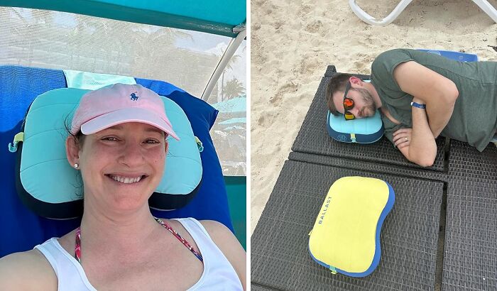 Be Careful Of Heatstroke Because You Will Most Certainly Doze Off On This Beach Pillow