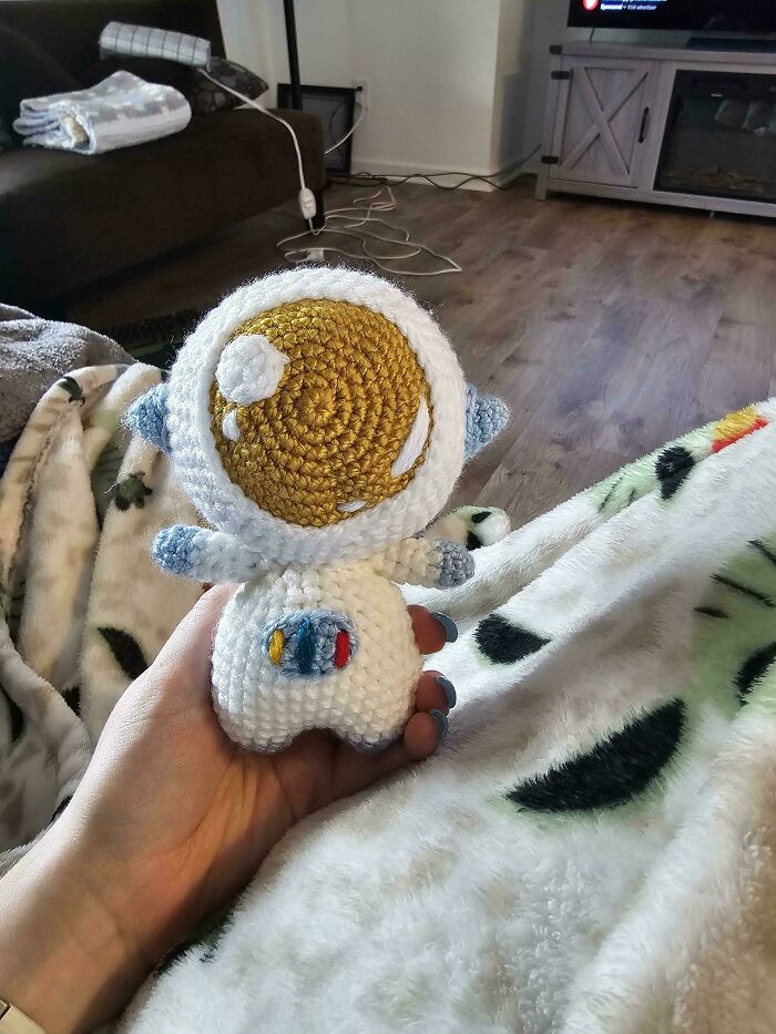 I Tried Making A Little Astronaut Dude For My Husband