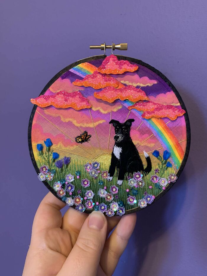 A Memorial Portrait For A Beloved Old Pup 🥺