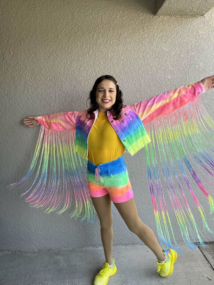 You Guys Wanted To See My Girlfriends Finished Taylor Swift Costume I Made For Eras Tour Tonight!