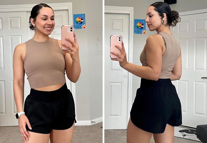 These Women's High Waisted Athletic Shorts  Are Pretty Much As Flattering As It Can Get With Athleasure