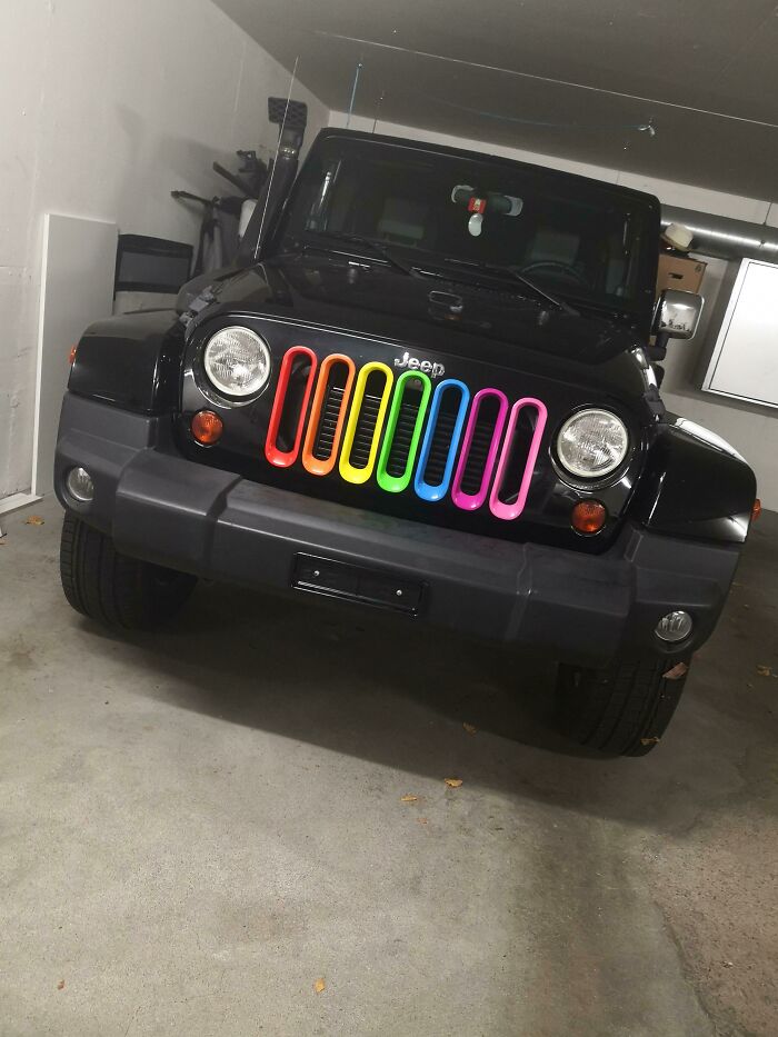 Decided To Give My Car A Touch Of Color!