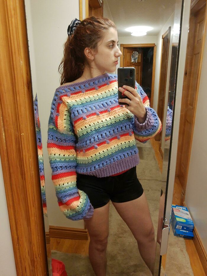 Stayed Up Late To Finish My Sweater