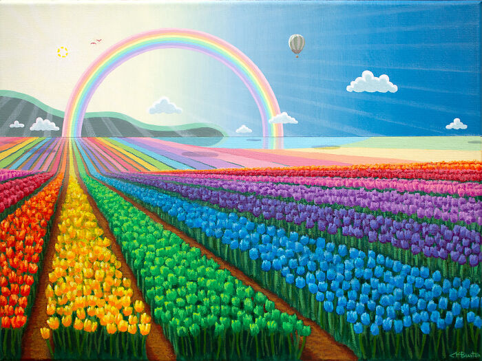 A Painting I Finally Finished! - "Bloom" | 16" X 12" Acrylic On Canvas, 2021