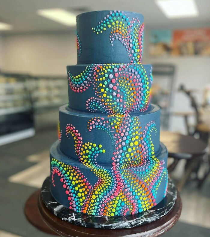 I Was Told That You Guys Would Enjoy This All Buttercream Designed Cake From My Wife. :)
