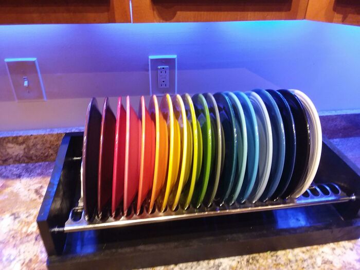 Countertop Storage We Built To See Our Fiestaware Rainbow 🌈