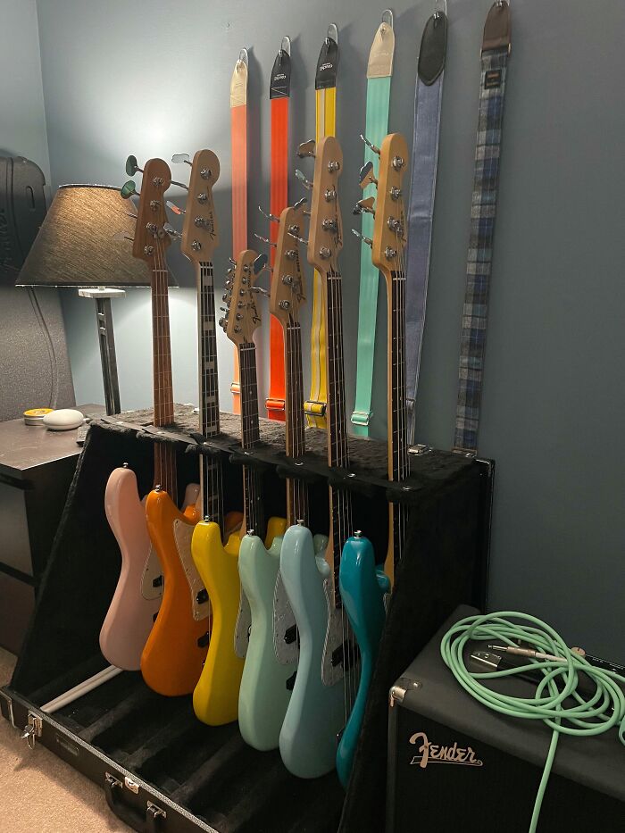 Somebody Suggested I Posted My Guitar/Bass Collection Here, Frankly I Agree!