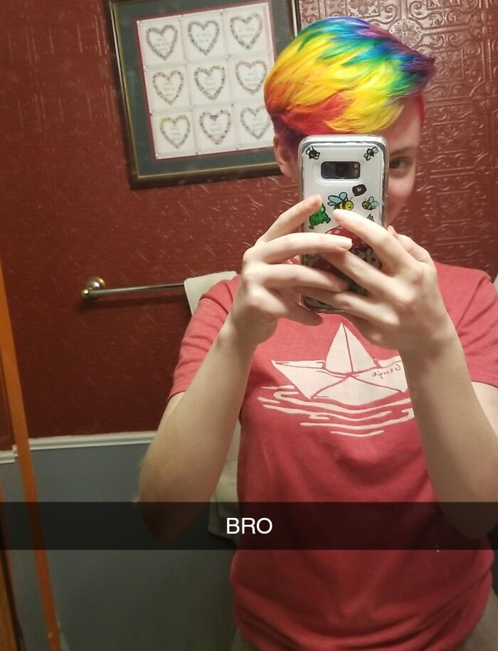 Just Dyed My Hair At Home. It Went Really Well Lol