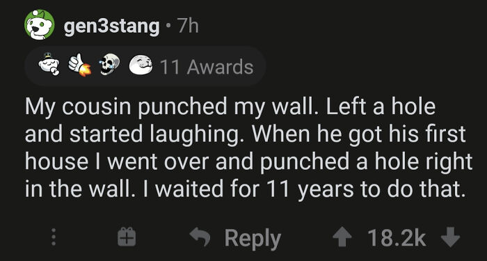 Madlad Waits 11 Years To Get Revenge For His Wall