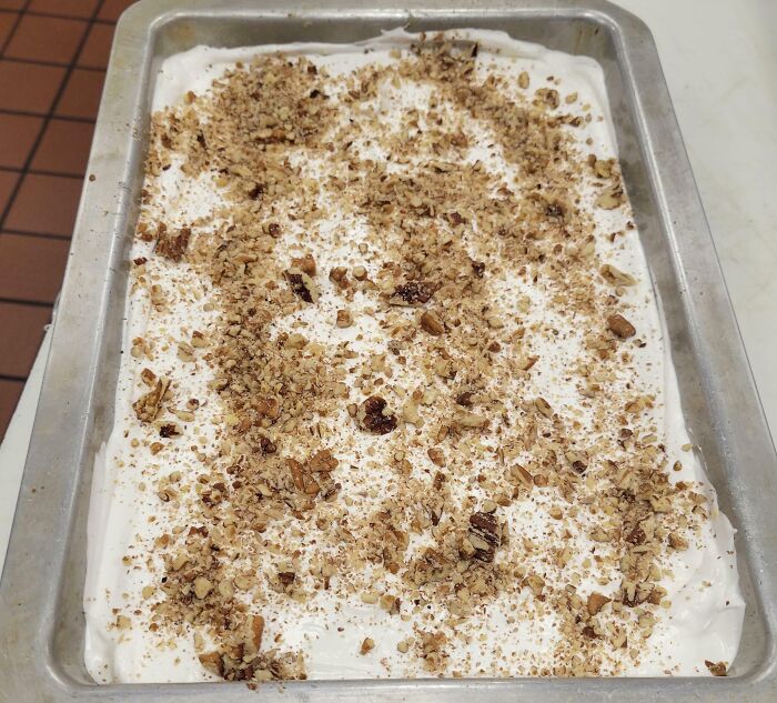 My Birthday Is Tomorrow, And A Coworker Made Me A Cake! Thanks, Kim, You're The Best