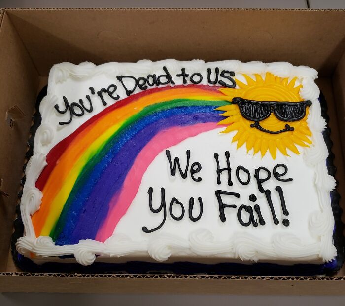 My Department At Work Threw A Small Going Away Party For My Last Day Before Starting A New Job. They Do Like Me, I Swear