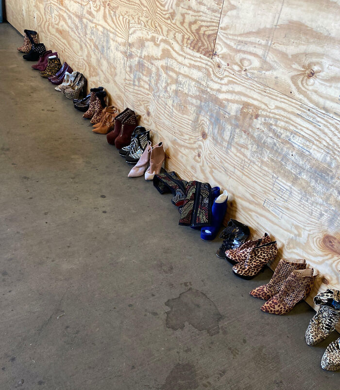 Someone At My Work Was Cheated On. He Brought All Of Her Shoes To Work