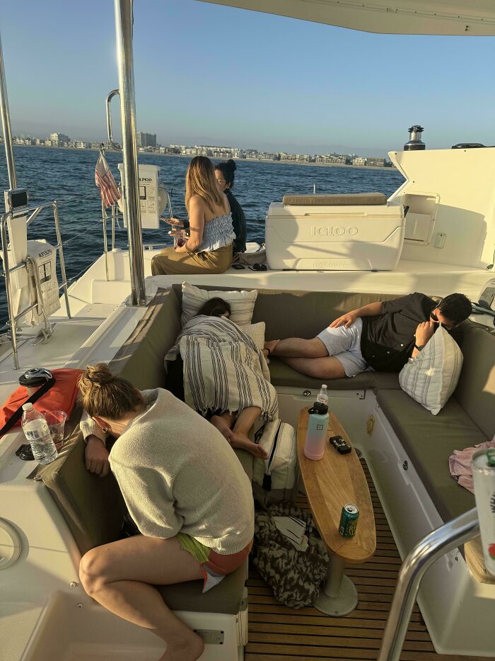 Party Boat This Weekend, Half Of Our Group Got Seasick