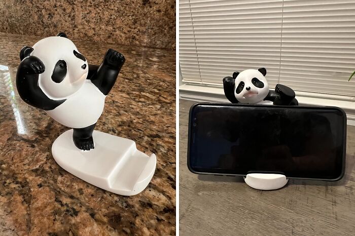 Kung Fu Grip For Your Phone: The Panda Smartphone Stand Is A Desk Essential!